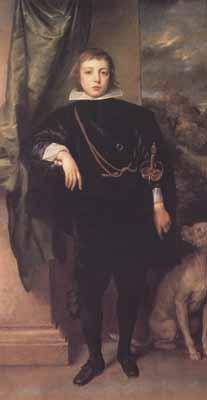Anthony Van Dyck Portrait of prince rupert standing (mk03)